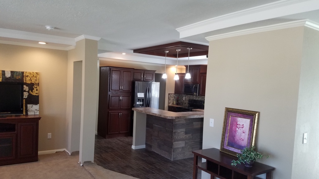 Open Concept with Kitchen right off the living room, but still giving the kitchen it's own area