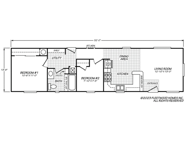 Sandpointe 14522A Manufactured Home from Fleetwood Homes, a Cavco Company