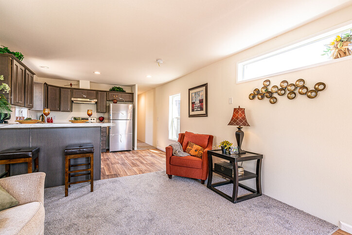Sandpointe 14522A | 2 bedroom, 1 bathroom, 710 sqft home | Built by Cavco - Woodburn in Woodburn, OR.
