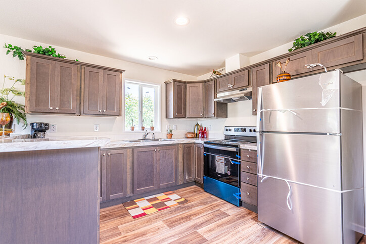 Sandpointe 14522A | 2 bedroom, 1 bathroom, 710 sqft home | Built by Cavco - Woodburn in Woodburn, OR.
