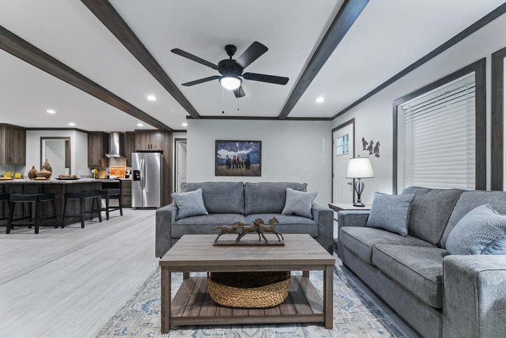 The Elevation 32523D | 3 bedroom, 2 bathroom, 1560 sqft home. Built by Cavco - Lafayette in Lafayette, TN.