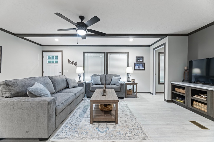 The Elevation 32523D | 3 bedroom, 2 bathroom, 1560 sqft home. Built by Cavco - Lafayette in Lafayette, TN.