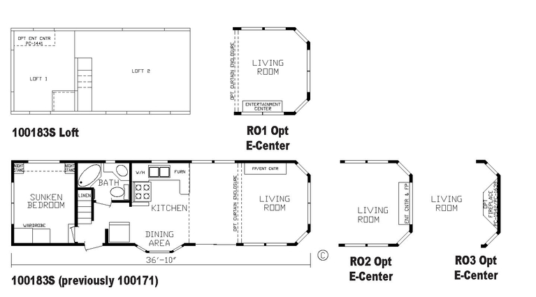 Dune 11361G | 1 bedroom, 1 bathroom, 399 sqft home. Built by Cavco - Nappanee in Nappanee, IN.