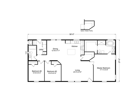 Trout Lake | 3 bedroom, 2 bathroom, 1512 sqft home | Built by Cavco - Millersburg in Millersburg, OR.