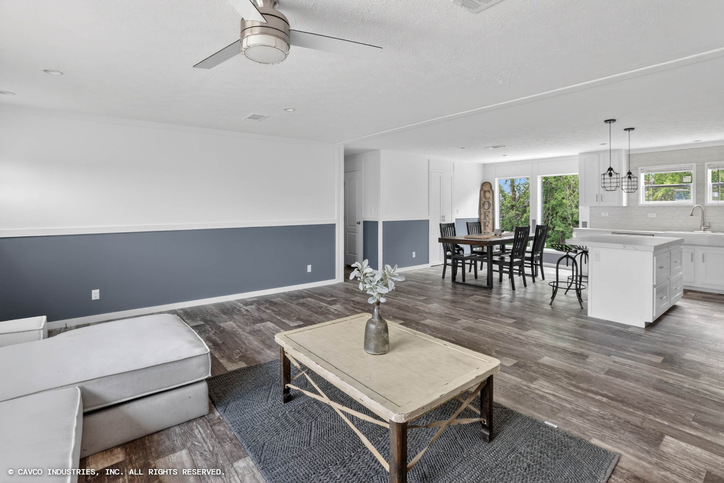 Palm Harbor Elite 32563F | 3 bedroom, 2 bathroom, 1717 sqft home. Built by Cavco Seguin in Seguin, TX.