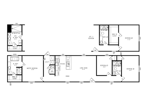 Dream 16763D | 3 bedroom, 2 bathroom, 1178 sqft home. Built by Cavco - Lake Arlington in Fort Worth, TX.