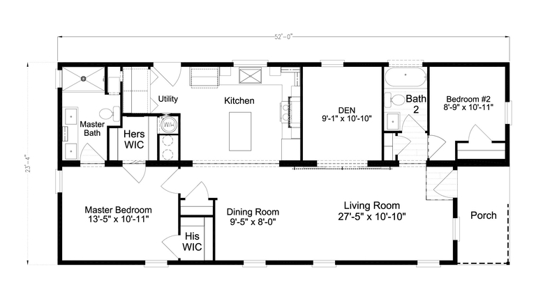 The Logan | 2 bedroom, 2 bathroom, 1217 sqft home. Built by Cavco - Plant City in Plant City, FL.
