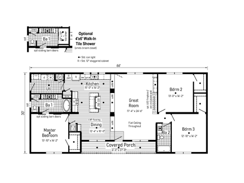 Grand 2.2 | 3 bedroom, 2 bathroom, 1980 sqft home | Built by Cavco - Goshen in Goshen, IN.