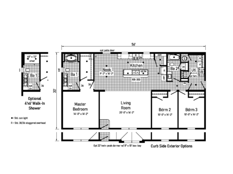 Limited 3 32563B | 3 bedroom, 2 bathroom, 1680 sqft home | Built by Cavco - Crouse in Crouse, NC.