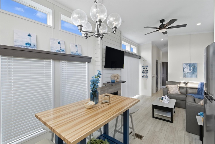 148044ES Park Model | 2 bedroom, 1 bathroom, 505 sqft home. Built by Cavco - Nappanee in Nappanee, IN.