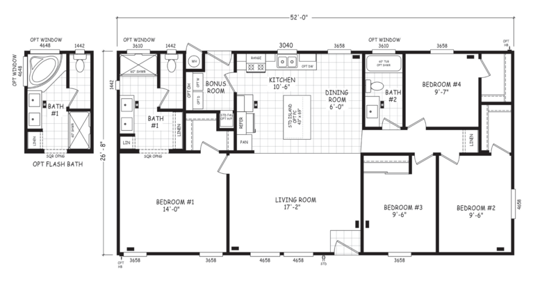 Edge 28524B Manufactured Home from Cavco West, a Cavco Company