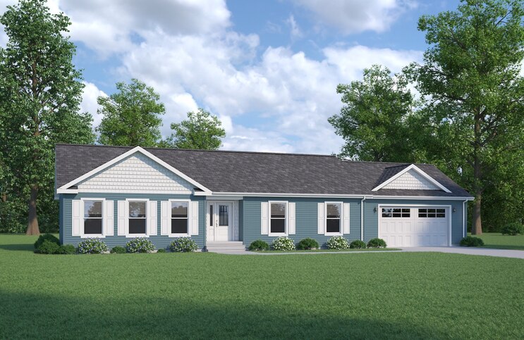 Belle Ame 28523AM | 3 bedroom, 2 bathroom, 1421 sqft home. Built by Cavco - Emlenton in Emlenton, PA.