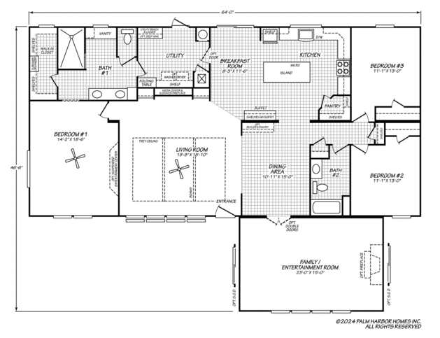 The Vintage Farmhouse Flex 47643A Manufactured Home from Palm Harbor ...