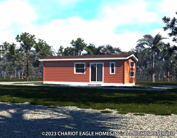 Eagle 12352B | 2 bedroom, 2 bathroom, 399 sqft home. Built by Cavco - Ocala in Ocala, FL.