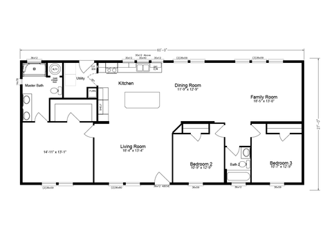 Mary's Peak | 3 bedroom, 2 bathroom, 1620 sqft home | Built by Cavco - Millersburg in Millersburg, OR.