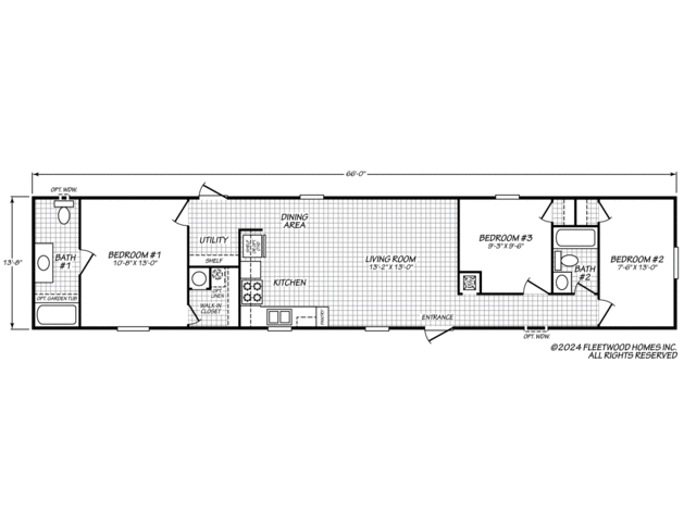 Westfield Classic 14663I Manufactured Home from Fleetwood Homes, a ...