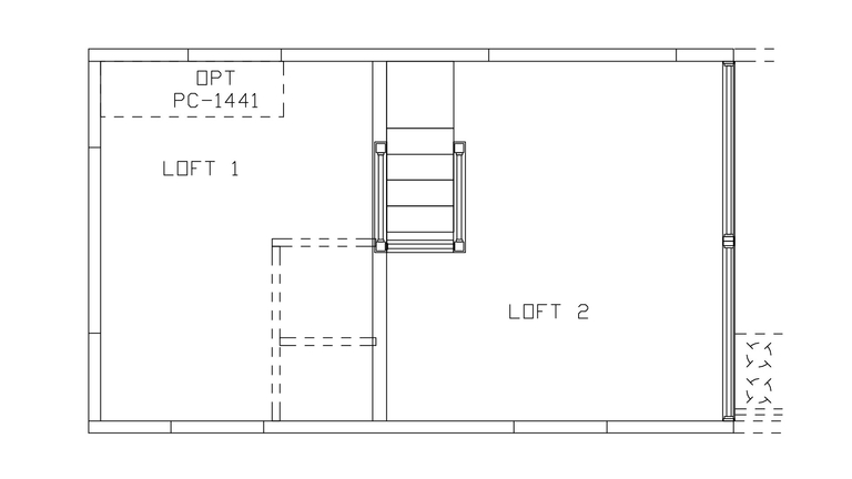 Country Manor 100187S Loft | 1 bedroom, 1 bathroom, 399 sqft park model. Built by Cavco - Nappanee in Nappanee, IN.