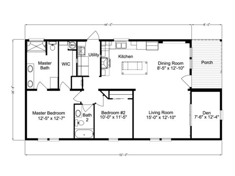 The Cottage Farmhouse | 2 bedroom, 2 bathroom, 1394 sqft home. Built by Cavco - Plant City in Plant City, FL.