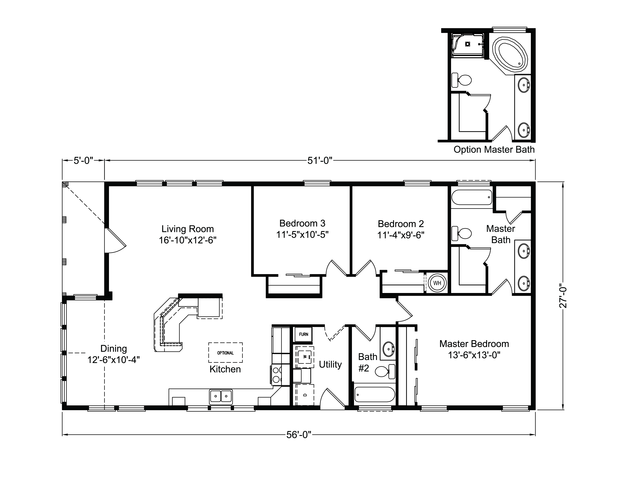 Sunset Bay | 3 bedroom, 2 bathroom, 1512 sqft home | Built by Cavco - Millersburg in Millersburg, OR.