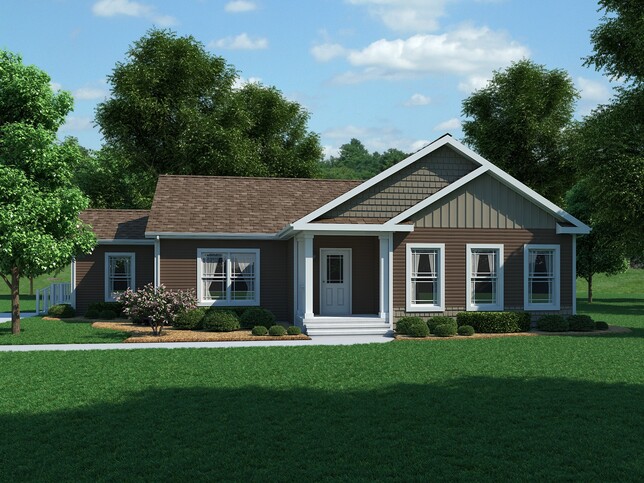 Oakmont 42623A | 3 bedroom, 2 bathroom, 1798 sqft home | Built by Cavco - Crouse in Crouse, NC.