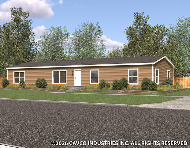 Tucker 28724P | 4 bedroom, 2 bathroom, 1920 sqft home | Built by  Cavco - Waco in Waco, TX.