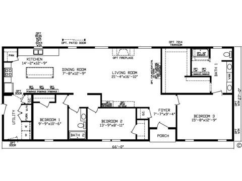 The Hemsworth | 3 bedroom, 2 bathroom, 1782 sqft home. Built by Cavco - Nappanee in Nappanee, IN.