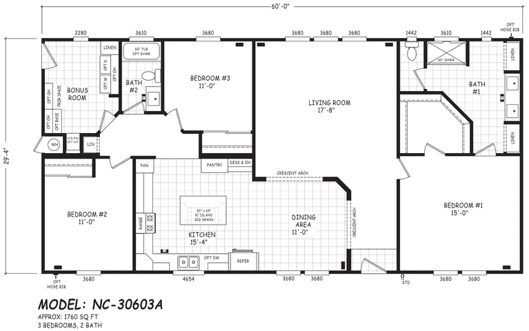 Pinnacle 30603A Manufactured Home from Cavco West, a Cavco Company