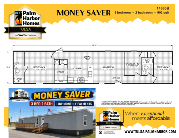 MONEY SAVER - LOW Monthly Payment—Perfect Starter Home 14663B Tulsa OK