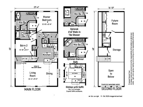 Reserve Classique 28482BM | 2 bedroom, 2 bathroom, 1312 sqft home. Built by Cavco - Emlenton in Emlenton, PA.