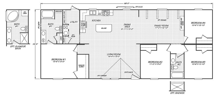 Canyon Lake 28664T Manufactured Home from Cavco Homes of Texas, a Cavco ...