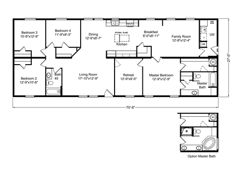 Wilson | 4 bedroom, 2 bathroom, 1908 sqft home | Built by Cavco - Millersburg in Millersburg, OR.