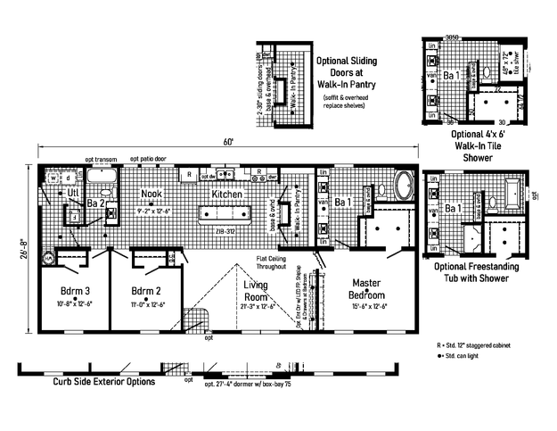 Essence 3 | 3 bedroom, 2 bathroom, 1600 sqft home | Built by Cavco - Goshen in Goshen, IN.
