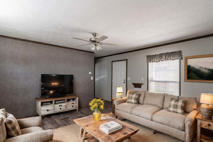 Pure 16562U | 2 bedroom, 1 bathroom, 868 sqft home | Built by Cavco - Rocky Mount in Rocky Mount, VA.