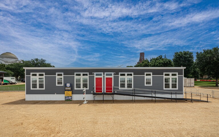 Single-wide, Nationally Available Duplex - The Blue Ridge | 3 bedroom, 2 bathroom, 1165 sqft home. Built by Fairmont Homes in Nappanee, Indiana. 