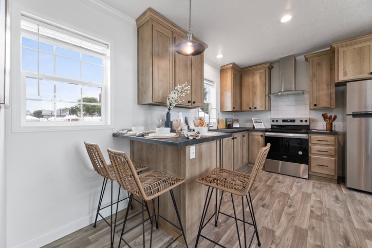 Single-wide, Nationally Available Duplex - The Blue Ridge | 3 bedroom, 2 bathroom, 1165 sqft home. Built by Fairmont Homes in Nappanee, Indiana. 