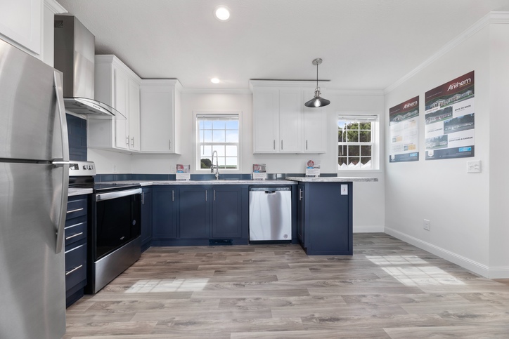Single-wide, Nationally Available Duplex - The Blue Ridge | 3 bedroom, 2 bathroom, 1165 sqft home. Built by Fairmont Homes in Nappanee, Indiana. 