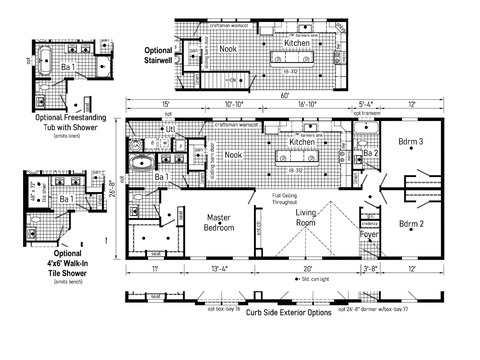 Elite 9 28603G | 3 bedroom, 2 bathroom, 1600 sqft home. Built by Cavco - Clarion in Shippenville, PA. 
