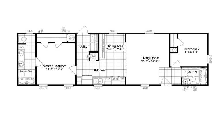 Taylor 16562A Manufactured Home from Destiny Homes, a Cavco Company