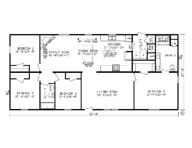 The Leonardo 24025 Manufactured Home from Fairmont Homes, a Cavco Company