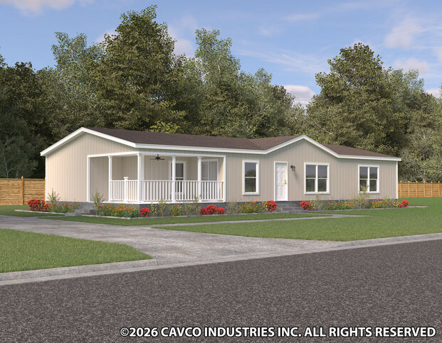 Eloise 30643A | 3 bedroom, 2 bathroom, 1150 sqft home. A Reserve home built by Cavco - Plant City in Plant City, FL.