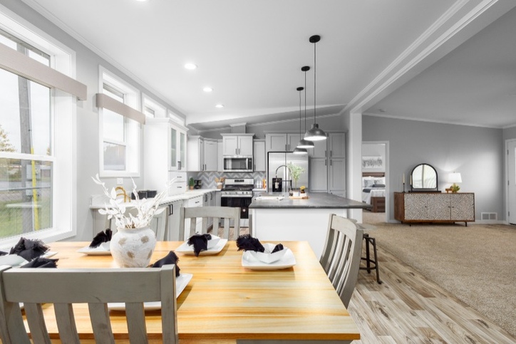 Sapphire 28523A | 3 bedroom, 2 bathroom, 1387 sqft home | Built by Cavco - Dorchester in Dorchester, WI.