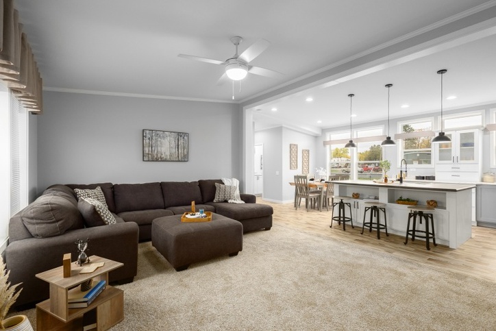Sapphire 28523A | 3 bedroom, 2 bathroom, 1387 sqft home | Built by Cavco - Dorchester in Dorchester, WI.