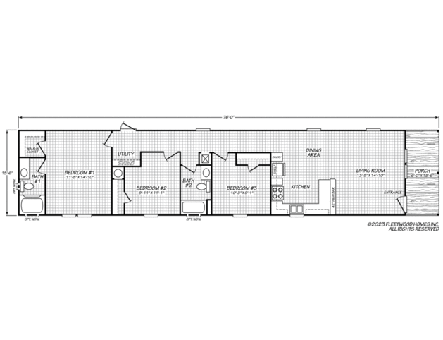 The Landmark 16763W - 3 Bed / 2 Bath - 1,085 Sq. Ft. Pearland TX