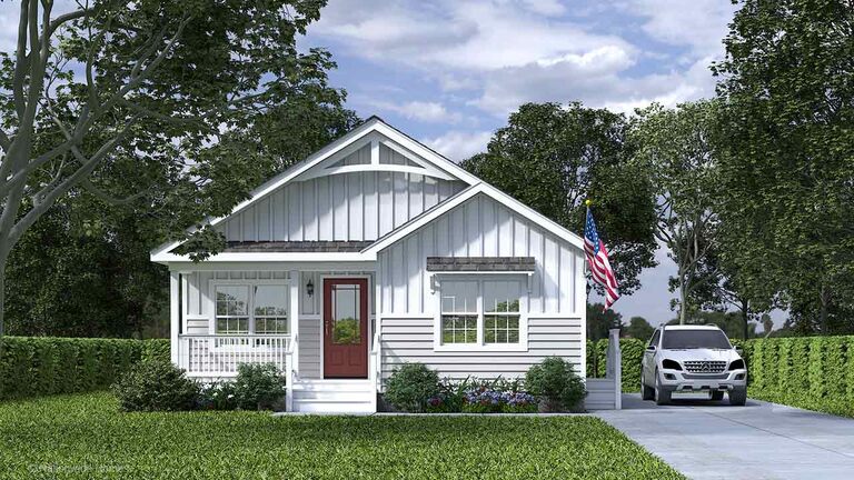 Craven II | 2 bedroom, 2 bathroom, 1176 sqft home | Built by Cavco - Martinsville in Martinsville, VA.