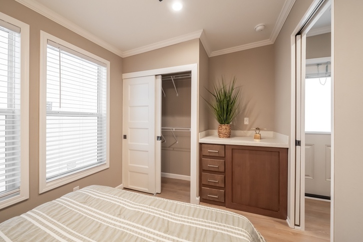 The Wedge 13442S | 2 bedroom, 1 bathroom, 497 sqft home | Built by Cavco - Ocala in Ocala, FL.