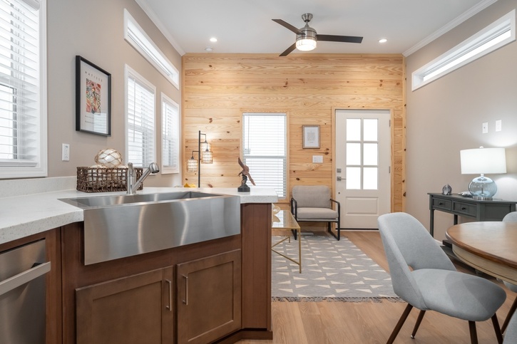 The Wedge 13442S | 2 bedroom, 1 bathroom, 497 sqft home | Built by Cavco - Ocala in Ocala, FL.