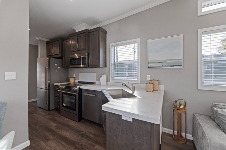 The Wedge 13442S | 2 bedroom, 1 bathroom, 497 sqft home | Built by Cavco - Ocala in Ocala, FL.