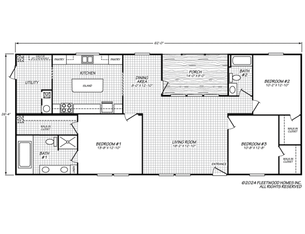 The Pinnacle 28623A Manufactured Home from Fleetwood Homes, a Cavco Company