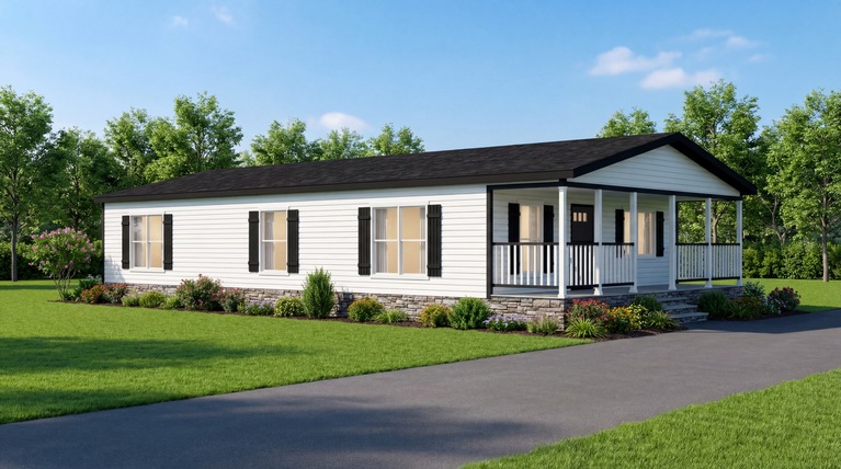 Outlook 28542F | 2 bedroom, 2 bathroom, 1280 sqft home. Built by Cavco - Lafayette in Lafayette, TN.