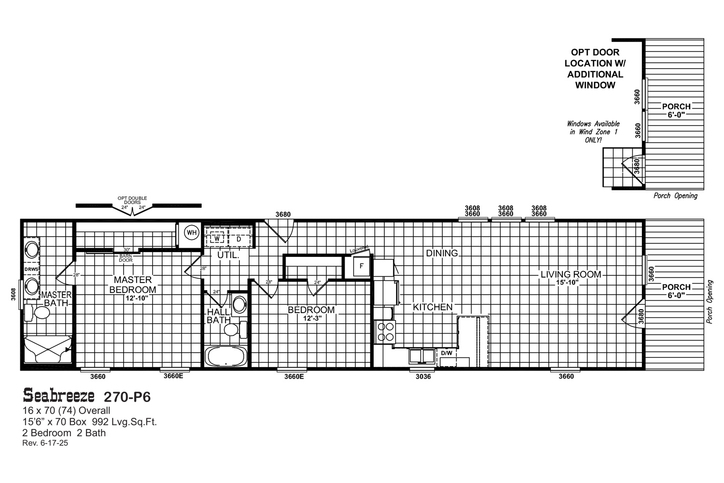 Seabreeze 270-P6 Acorn Series Houston TX